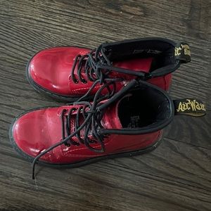 Dr martens girls size 12 RED